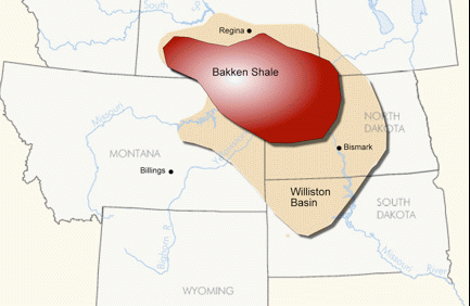 Bakken Shale Maps